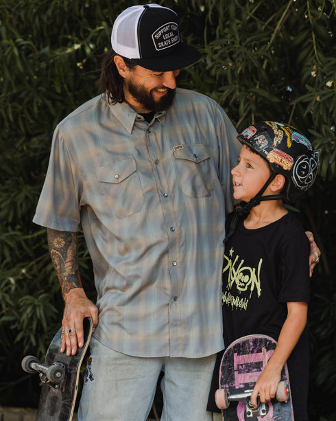 GENERATIONS BAMBOO SHORT SLEEVE BUTTON UP - MENS